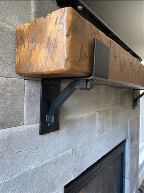 iron metal mantel brackets|mantel support brackets.